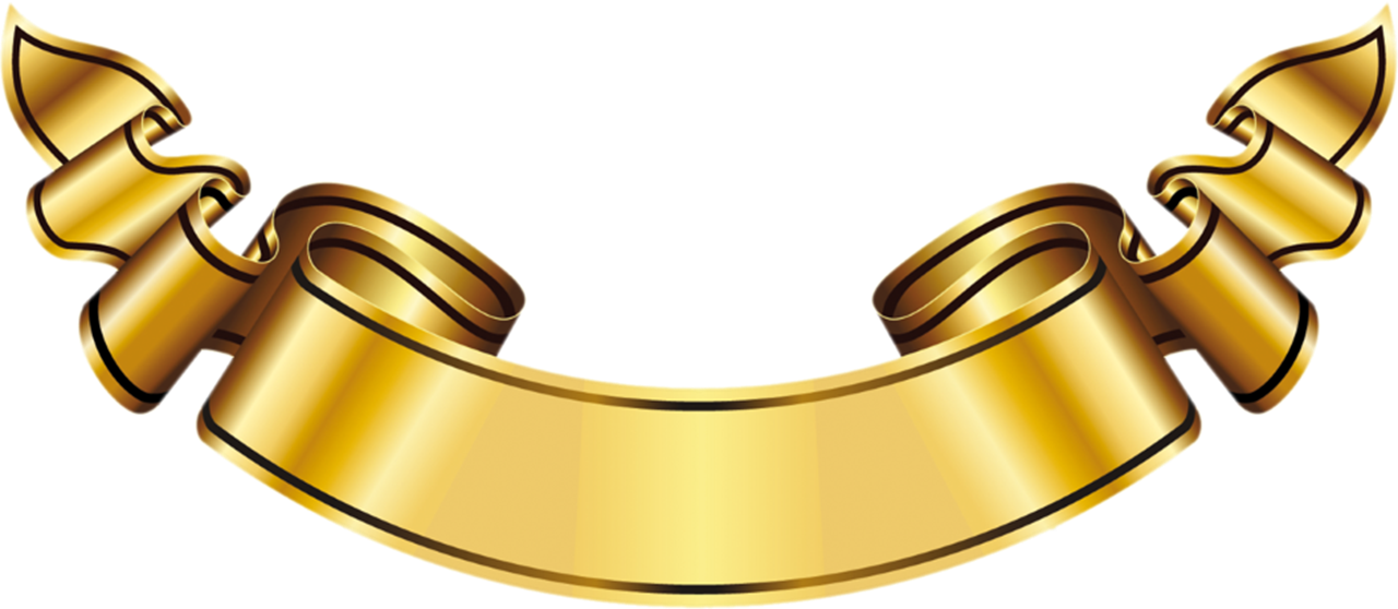 award golden ribbon